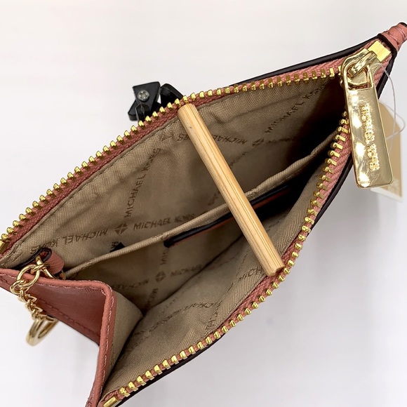 Michael Kors Avril Small Logo Top-Zip Satchel and Small Wallet Coinpouch Set - Picture 15 of 16